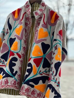 Vintage handcrafted Khadi jacket
